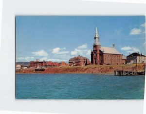 Postcard L'Eglise St. Pierre, Cape Breton, Chéticamp, Canada
