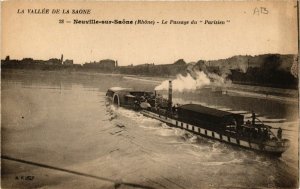 CPA NEUVILLE-sur-SAONE - Le Passage du Parisien (639909)