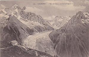 France Chamonix Mer de Glace vue de la Flegere