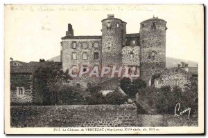 Old Postcard Chateau of Vergezac