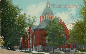 IL, Aurora, Illinois, First Presbyterian Church, Exterior View, No 6178
