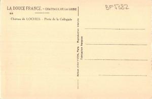 BF5382 porte de la collegiale chateau de loches france     France