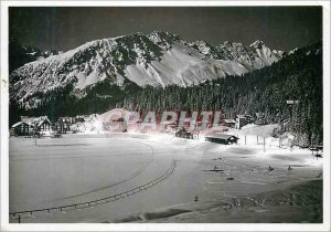 Postcard Modern Arosa Vollmondnacht am Obersee