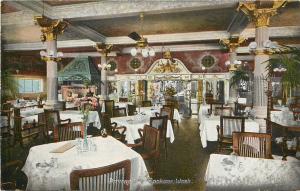 Vintage Postcard Davenport's Hotel Restaurant Spokane WA