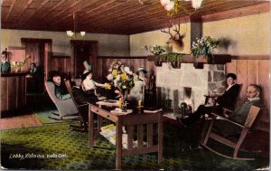 Postcard Lobby at Vista Inn in Vista, California