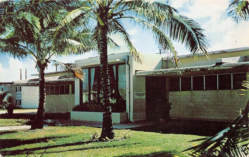 Kwajalein Marshall Islands~US Naval Station-Commissary Store~Navy~1960s Postcard