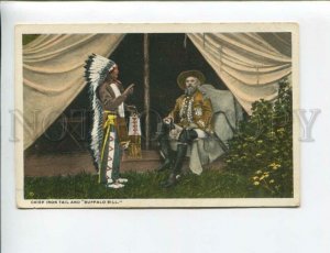 3173797 USA Indian chief Iron Tail & Buffalo Bill Vintage