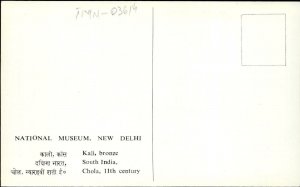 IMN03614 kali bronze south india chola  postcard museum new delhi  india