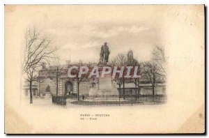 Postcard Old Paris Statues Pinel