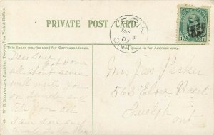 c1908 Postcard; Commercial Street Scene, North Sydney C.B. Nova Scotia Canada