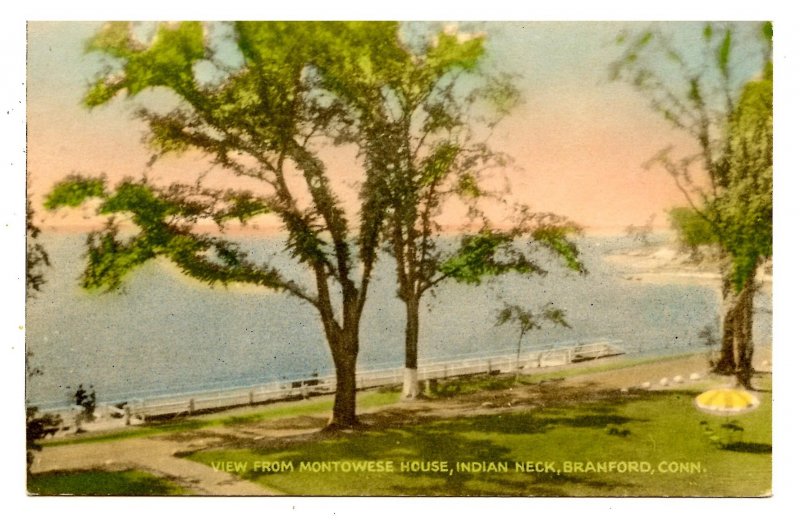 CT - Branford. Indian Neck, View from Montowese House