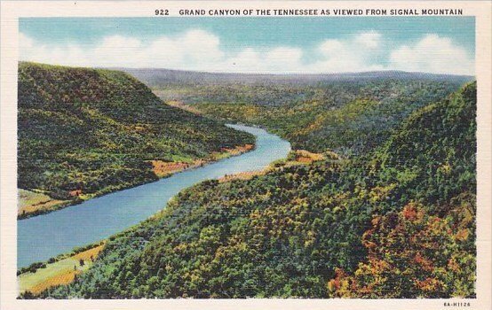 Tennessee Signal Mountain Grand Canyon Of The Tennessee As Viewed From Signal...