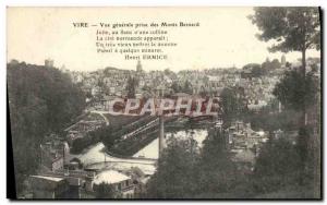 Old Postcard Vire Vue Generale Mountains Jack Besnard