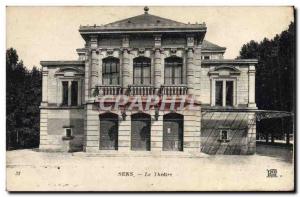 Old Postcard The Theater Direction