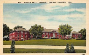 Kingsport, Tennessee TN    HOLSTON VALLEY COMMUNITY HOSPITAL   ca1940's Postcard