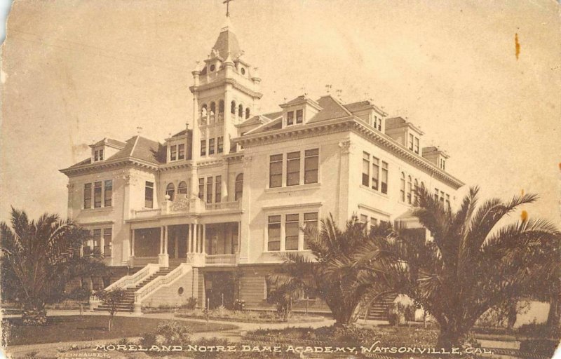 Moreland Notre Dame Academy, Watsonville, CA c1910s Albertype Vintage Postcard