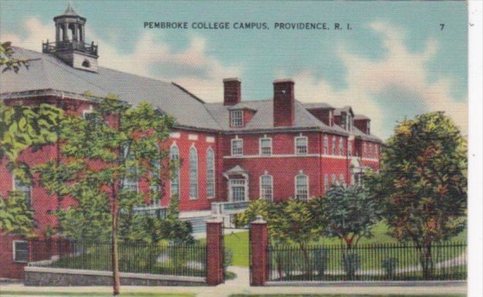 Rhode Island Providence Pembrooe College Campus