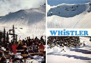 Sunbaking and Skiing on Whistler Mountain - British Columbia, Canada - pm 1985