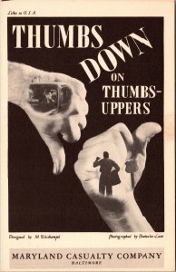 Postcard Pedestrian Murder Traffic Safety Maryland Casualty