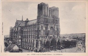 France Reims avant ls Grande Guerre La Cathedrale