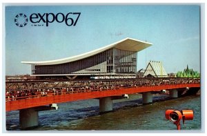 1967 The Pavilion of Soviet Union Expo Montreal Canada Vintage Postcard