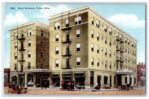 c1910's Hotel Robinson Exterior Roadside Tulsa Oklahoma OK Unposted Postcard