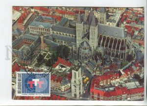 450613 Belgium 1993 year First Day maximum card Tournai