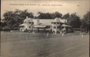 Brookline Massachusetts MA Longwood Cricket Club c1910 Vintage Postcard