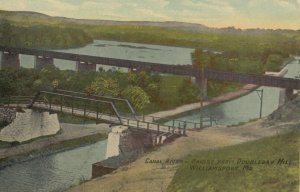 WILLIAMSPORT , Maryland , 1900-10s ; Canal , Bridge