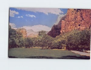 Postcard Zion Lodge Zion National Park Utah USA