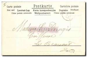 Old Postcard Fantasy Flowers