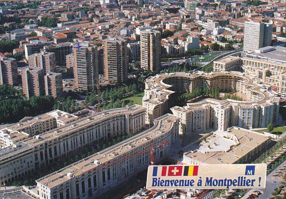 France Montpellier La Cle d'Antigone les Echelles de la Ville