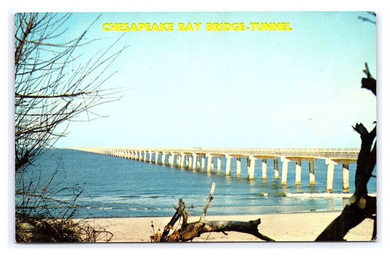 Chesapeake Bay Bridge-Tunnel Connecting Virginia Beach & Eastern Shore Postcard