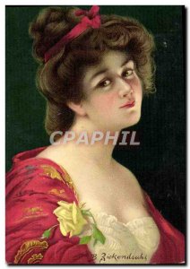 Old Postcard Fantasy Illustrator Woman