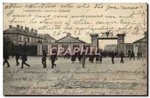 Cherbourg Old Postcard out of & # 39arsenal