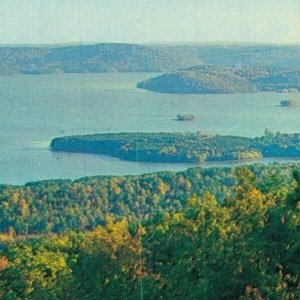 USA A Part Of Guntersville Lake Alabama Chrome Postcard 07.67