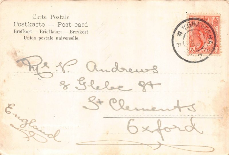 A754 Netherlands Schloss Middachten Castle vintage postcard