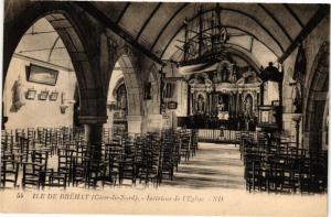 CPA Ile de BRÉHAT-Intérieur de l'Église (230475)