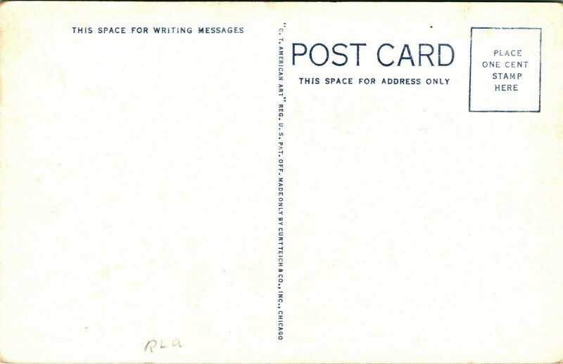 Pratt Kansas KS High School Building UNP Vtg 1920s Postcard CT American Art United States