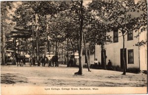 Lynn Cottage, Cottage Grove Congamond Lake Southwick MA c1910 Postcard T39