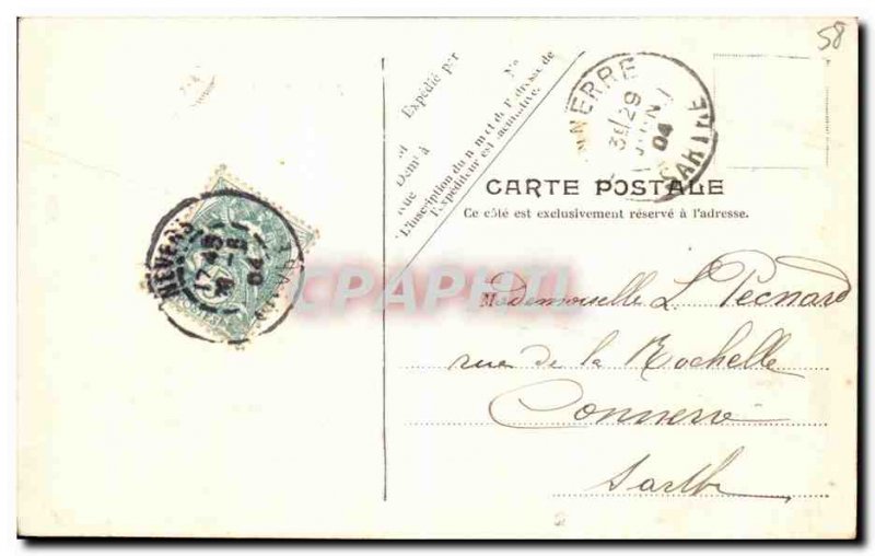 Old Postcard Nevers Ducal Palace