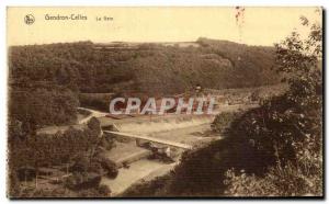 Old Postcard Gendron Celles La Gare