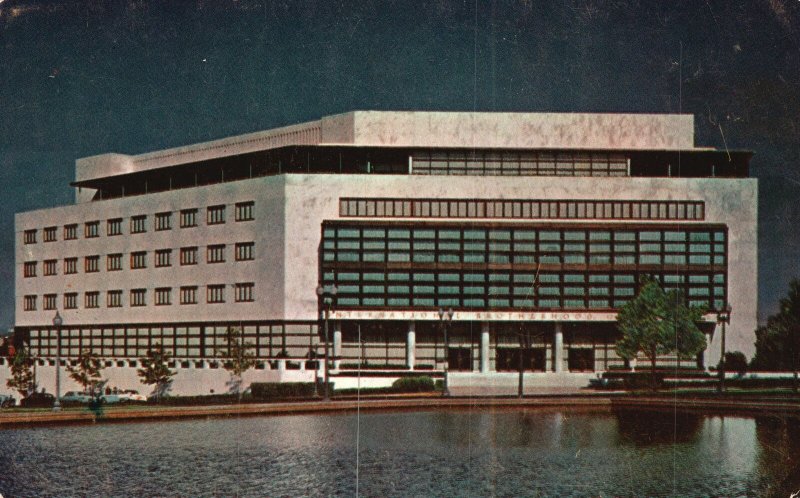 Vintage Postcard Headquarters Bldg. Int'l Brotherhood Teamsters Washington D.C.