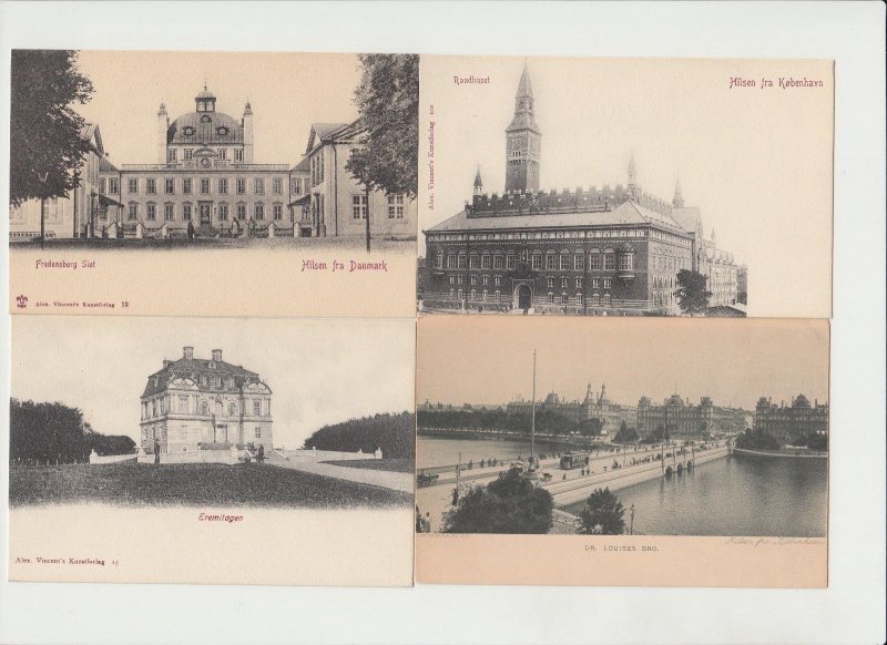 DENMARK DANMARK 32 Vintage postcards Mostly pre-1920 (L5324)