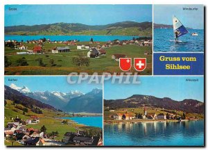 Modern Postcard Gruss vom Sihlsee