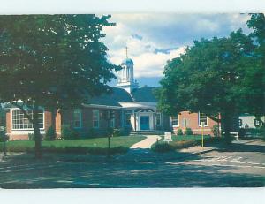 Unused Pre-1980 LIBRARY SCENE Marblehead Massachusetts MA hs1902