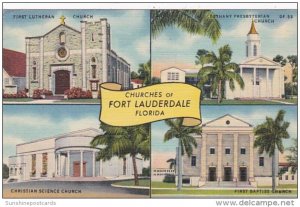 Florida Fort Lauderdale First Lutheran Bethany Presbyterian Christian Science...