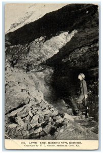 c1910 Lovers' Leap Ganter Rocks Mammoth Cave Kentucky Vintage Antique Postcard