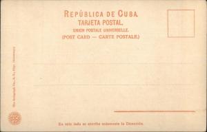Camaguey Cuba Maceo Street c1900 Postcard