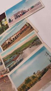 Group Of 9 Tijuana Mexico Street Scene Historic Bldgs Antique Postcards K30434
